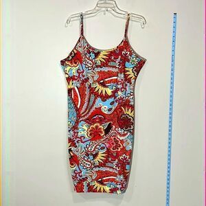 Super Cute Sleeveless Plus Size Dress. Floral/Paisley Print. Size 2X.